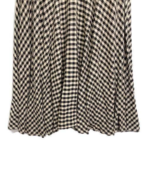 JENNE（ジェンヌ）JENNE (ジェンヌ) エアリーフレンチフレアスカート ホワイト サイズ:Mの古着・服飾アイテム