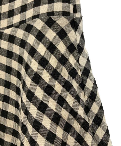 JENNE（ジェンヌ）JENNE (ジェンヌ) エアリーフレンチフレアスカート ホワイト サイズ:Mの古着・服飾アイテム