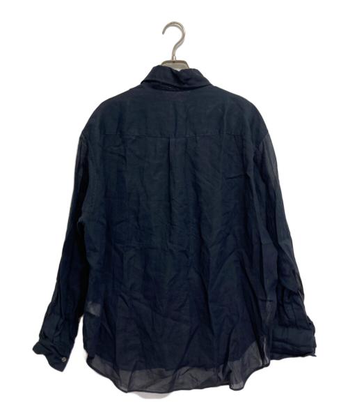 6(ROKU) BEAUTY&YOUTH（ロク ビューティーアンドユース）6(ROKU) BEAUTY&YOUTH (ロク ビューティーアンドユース) シアーシャツ ブラック サイズ:記載なしの古着・服飾アイテム