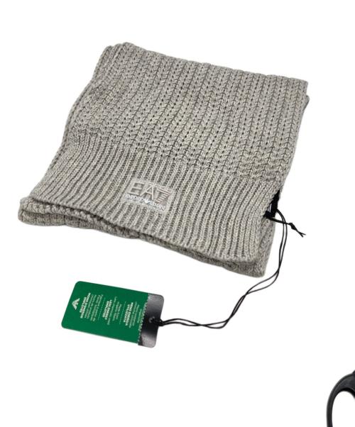 EMPORIO ARMANI（エンポリオアルマーニ）EMPORIO ARMANI (エンポリオアルマーニ) マフラー グレー 未使用品の古着・服飾アイテム