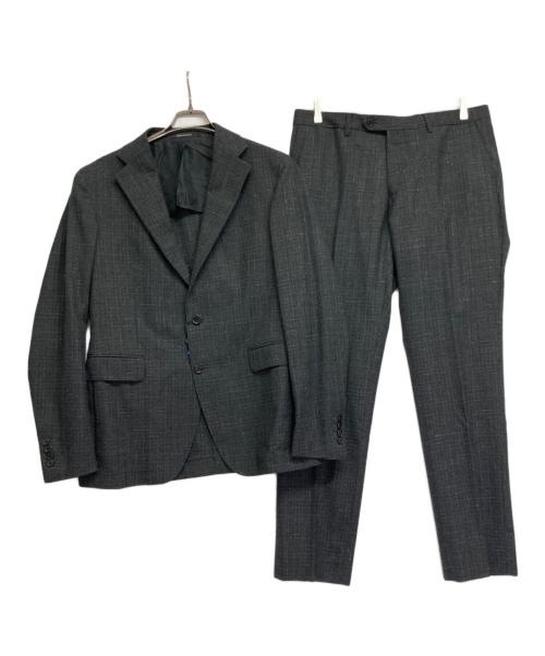 TAGLIATORE（タリアトーレ）TAGLIATORE (タリアトーレ) 2Bチェックスーツ グレー サイズ:50/7Rの古着・服飾アイテム