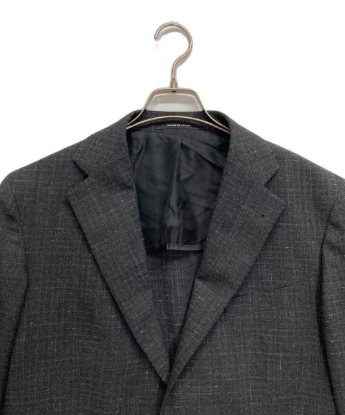 TAGLIATORE（タリアトーレ）TAGLIATORE (タリアトーレ) 2Bチェックスーツ グレー サイズ:50/7Rの古着・服飾アイテム