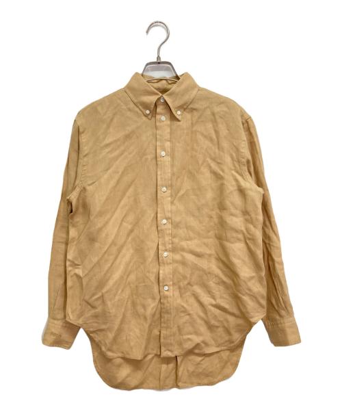 POLO RALPH LAUREN（ポロ・ラルフローレン）POLO RALPH LAUREN (ポロ・ラルフローレン) リネンシャツ ベージュ サイズ:XXSの古着・服飾アイテム