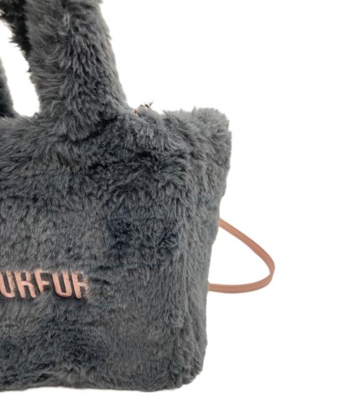 furfur（ファーファー）furfur (ファーファー) エコファートートバッグ グレーの古着・服飾アイテム