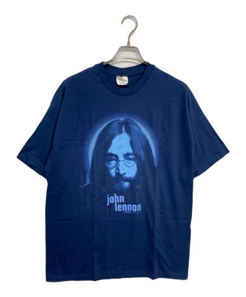 Hanes（ヘインズ）Hanes (ヘインズ) john lennon Tシャツ ネイビー サイズ:XLの古着・服飾アイテム