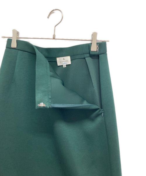 LANVIN（ランバン）LANVIN (ライバン) スカート グリーン サイズ:Mの古着・服飾アイテム