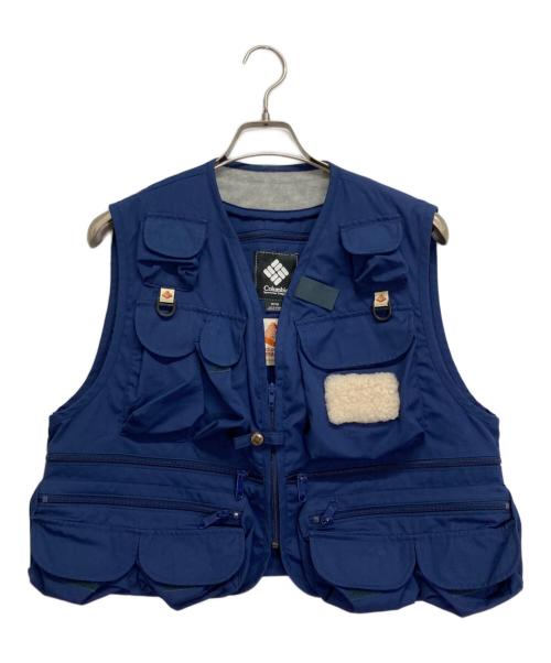 MOUNTAIN RESEARCH（マウンテンリサーチ）MOUNTAIN RESEARCH (マウンテンリサーチ) Columbia (コロンビア) フィッシングベスト ネイビー サイズ:Mの古着・服飾アイテム