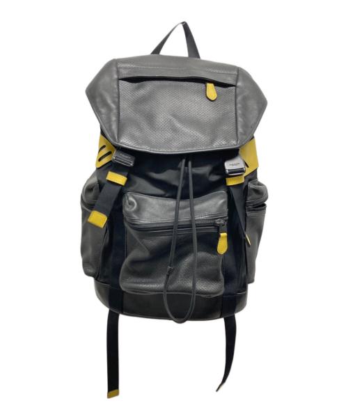COACH（コーチ）COACH (コーチ) PERFORATED BACKPACK ブラックの古着・服飾アイテム
