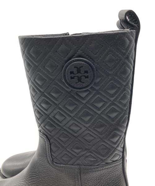 TORY BURCH（トリーバーチ）TORY BURCH (トリーバーチ) キルティングブーツ ブラック サイズ:25の古着・服飾アイテム