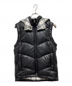 BURBERRY BLACK LABELバーバリーブラックレーベル）の古着「ダウンベスト」｜ブラック