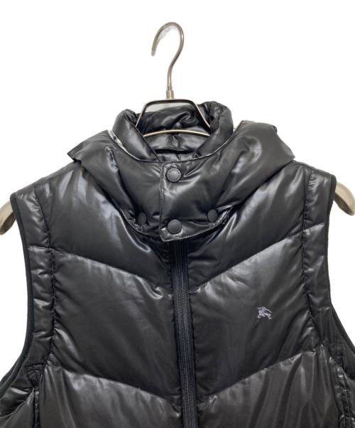 BURBERRY BLACK LABEL（バーバリーブラックレーベル）BURBERRY BLACK LABEL (バーバリーブラックレーベル) ダウンベスト ブラック サイズ:Mの古着・服飾アイテム