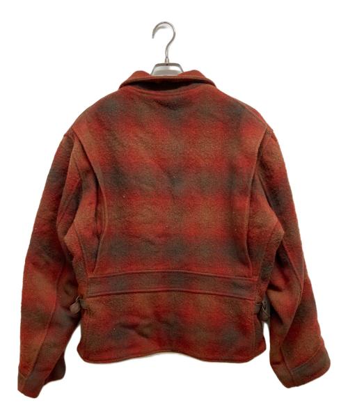 Golden Bear（ゴールデンベア）Golden Bear (ゴールデンベア) オンブレチェックジャケット オレンジ サイズ:Lの古着・服飾アイテム