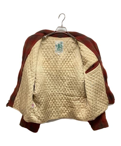 Golden Bear（ゴールデンベア）Golden Bear (ゴールデンベア) オンブレチェックジャケット オレンジ サイズ:Lの古着・服飾アイテム