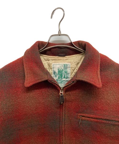Golden Bear（ゴールデンベア）Golden Bear (ゴールデンベア) オンブレチェックジャケット オレンジ サイズ:Lの古着・服飾アイテム