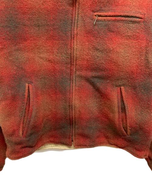 Golden Bear（ゴールデンベア）Golden Bear (ゴールデンベア) オンブレチェックジャケット オレンジ サイズ:Lの古着・服飾アイテム