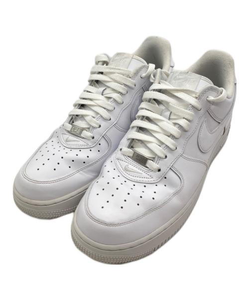 NIKE（ナイキ）NIKE (ナイキ) Supreme (シュプリーム) Supreme × Nike Air Force 1 Low ホワイト サイズ:２８．５の古着・服飾アイテム