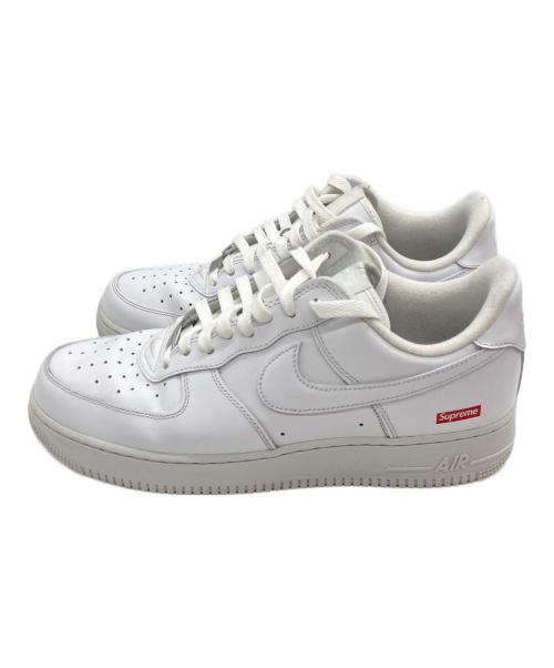 NIKE（ナイキ）NIKE (ナイキ) Supreme (シュプリーム) Supreme × Nike Air Force 1 Low ホワイト サイズ:２８．５の古着・服飾アイテム