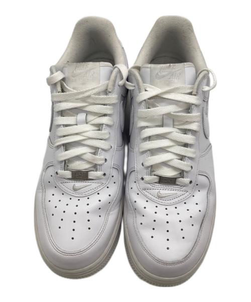 NIKE（ナイキ）NIKE (ナイキ) Supreme (シュプリーム) Supreme × Nike Air Force 1 Low ホワイト サイズ:２８．５の古着・服飾アイテム