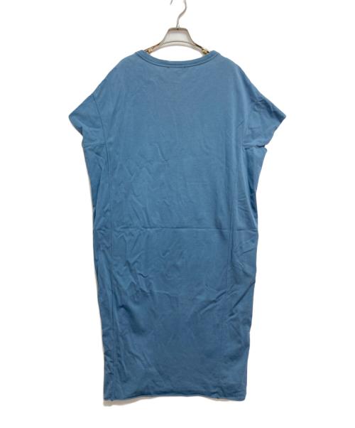 Whim Gazette（ウィムガゼット）Whim Gazette (ウィムガゼット) ノースリーブワンピース ブルー サイズ:Fの古着・服飾アイテム