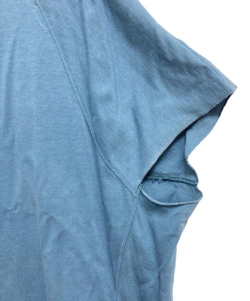 Whim Gazette（ウィムガゼット）Whim Gazette (ウィムガゼット) ノースリーブワンピース ブルー サイズ:Fの古着・服飾アイテム