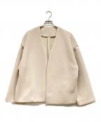 Plageプラージュ）の古着「ボンディングショートコート」｜ベージュ