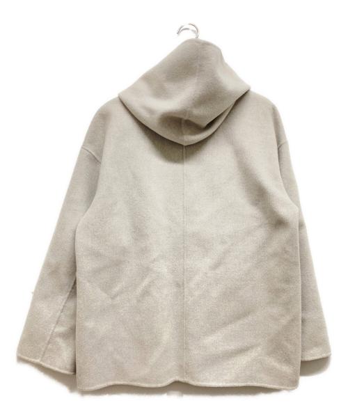 GALERIE VIE（ギャルリーヴィー）GALERIE VIE (ギャルリーヴィー) ウールダブルフェイスフーデッドコート グレー サイズ:Sの古着・服飾アイテム