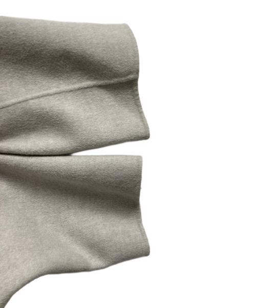 GALERIE VIE（ギャルリーヴィー）GALERIE VIE (ギャルリーヴィー) ウールダブルフェイスフーデッドコート グレー サイズ:Sの古着・服飾アイテム