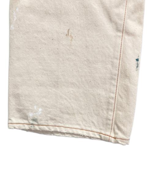 saby（サバイ）saby (サバイ) ペイントデニムパンツ ホワイト サイズ:Sの古着・服飾アイテム