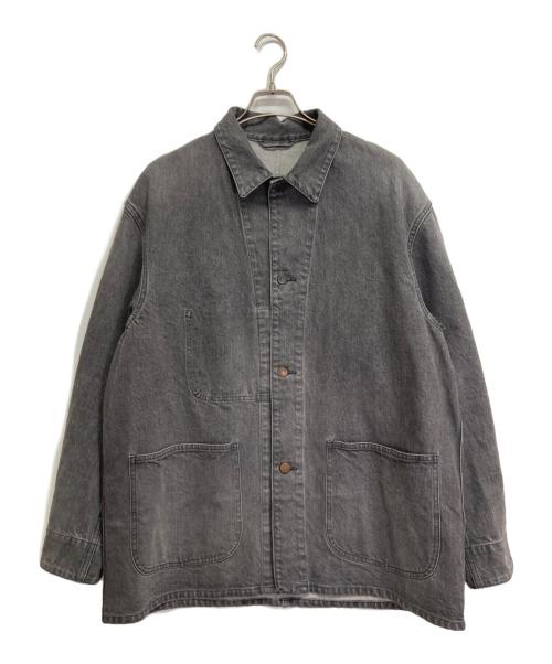 blurhms ROOTSTOCK（ブラームスルーツストック）blurhms ROOTSTOCK (ブラームスルーツストック) 13.5oz Selvage Denim Coverall ブラック サイズ:Lの古着・服飾アイテム