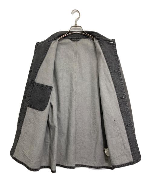 blurhms ROOTSTOCK（ブラームスルーツストック）blurhms ROOTSTOCK (ブラームスルーツストック) 13.5oz Selvage Denim Coverall ブラック サイズ:Lの古着・服飾アイテム