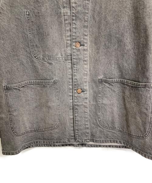blurhms ROOTSTOCK（ブラームスルーツストック）blurhms ROOTSTOCK (ブラームスルーツストック) 13.5oz Selvage Denim Coverall ブラック サイズ:Lの古着・服飾アイテム