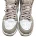 中古・古着 NIKE (ナイキ) air jordan 1 mid linen ホワイト×グレー サイズ:26.5：5000円
