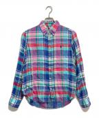 RALPH LAURENラルフローレン）の古着「リネンシャツ」｜マルチカラー
