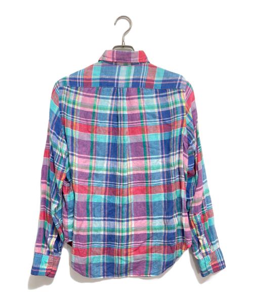 RALPH LAUREN（ラルフローレン）RALPH LAUREN (ラルフローレン) リネンシャツ マルチカラー サイズ:Mの古着・服飾アイテム