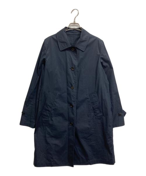 MARGARET HOWELL（マーガレットハウエル）MARGARET HOWELL (マーガレットハウエル) ステンカラーコート ネイビー サイズ:3の古着・服飾アイテム
