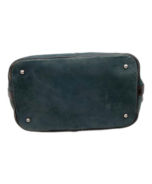 SOMES（ソメス）SOMES (ソメス) ハンドバッグ ネイビーの古着・服飾アイテム