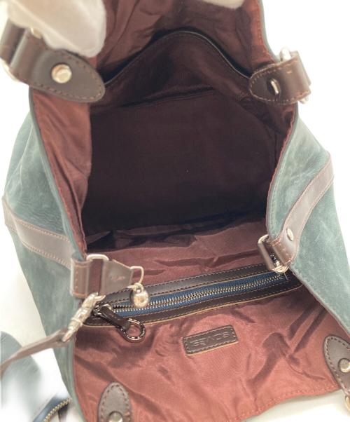 SOMES（ソメス）SOMES (ソメス) ハンドバッグ ネイビーの古着・服飾アイテム