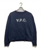 A.P.C.アーペーセー）の古着「ロゴスウェット」｜ネイビー