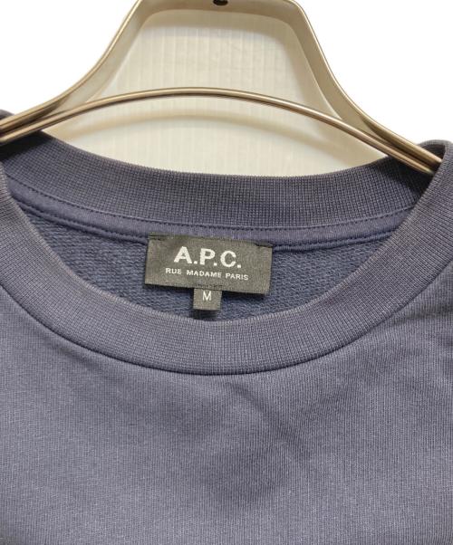 A.P.C.（アーペーセー）A.P.C. (アーペーセー) ロゴスウェット ネイビー サイズ:Mの古着・服飾アイテム