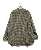Spick and Spanスピック＆スパン）の古着「チェックシャツ」｜グリーン