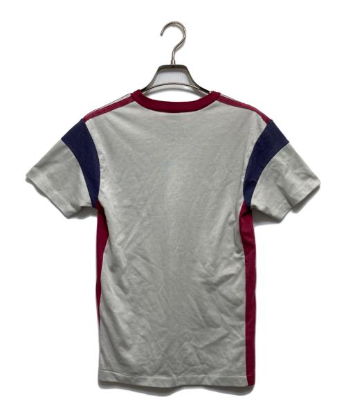 adidas（アディダス）adidas (アディダス) トレフォイルプリントTEE グレー サイズ:Lの古着・服飾アイテム