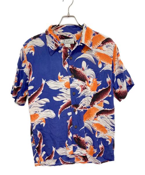 AVANTI（アヴァンティ）AVANTI (アヴァンティ) アロハシャツ ブルー サイズ:XSの古着・服飾アイテム