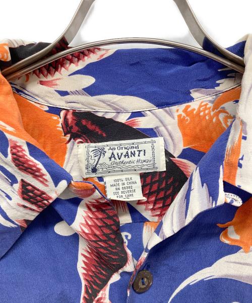 AVANTI（アヴァンティ）AVANTI (アヴァンティ) アロハシャツ ブルー サイズ:XSの古着・服飾アイテム