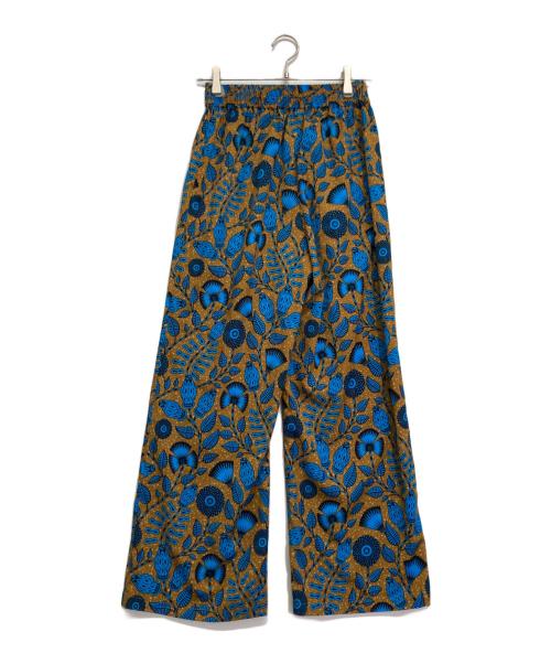 JOURNAL STANDARD relume（ジャーナルスタンダード レリューム）JOURNAL STANDARD relume (ジャーナルスタンダード レリューム) アフリカンフラワープリントパンツ ブラウン サイズ:FREEの古着・服飾アイテム
