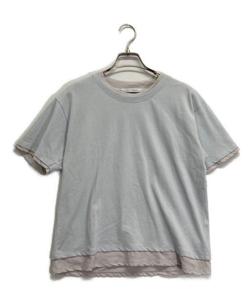 FRAMeWORK（フレームワーク）FRAMeWORK (フレームワーク) レイヤードライクT-SHIRT スカイブルー サイズ:記載なしの古着・服飾アイテム