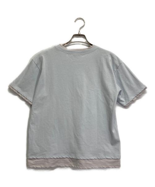FRAMeWORK（フレームワーク）FRAMeWORK (フレームワーク) レイヤードライクT-SHIRT スカイブルー サイズ:記載なしの古着・服飾アイテム