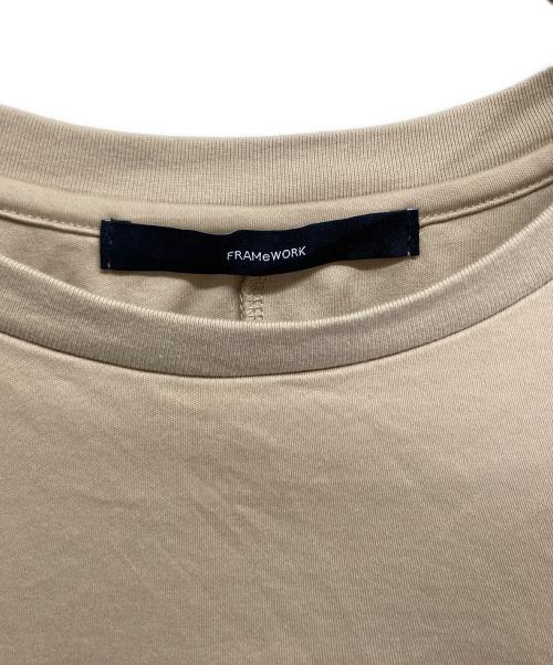 FRAMeWORK（フレームワーク）FRAMeWORK (フレームワーク) スムースコクーンプルオーバー ベージュ サイズ:記載なしの古着・服飾アイテム