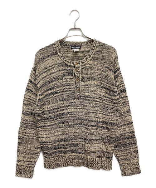 ISSEY MIYAKE（イッセイミヤケ）ISSEY MIYAKE (イッセイミヤケ) ニット ブラウン サイズ:サイズ表記無しの古着・服飾アイテム