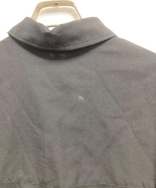 Y's（ワイズ）Y's (ワイズ) ウールオープンカラーロングシャツ ブラック サイズ:2の古着・服飾アイテム