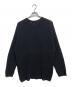 YOKOSAKAMOTO (ヨウコサカモト) PAPER KNIT SWEATER ブラック サイズ:L：8000円